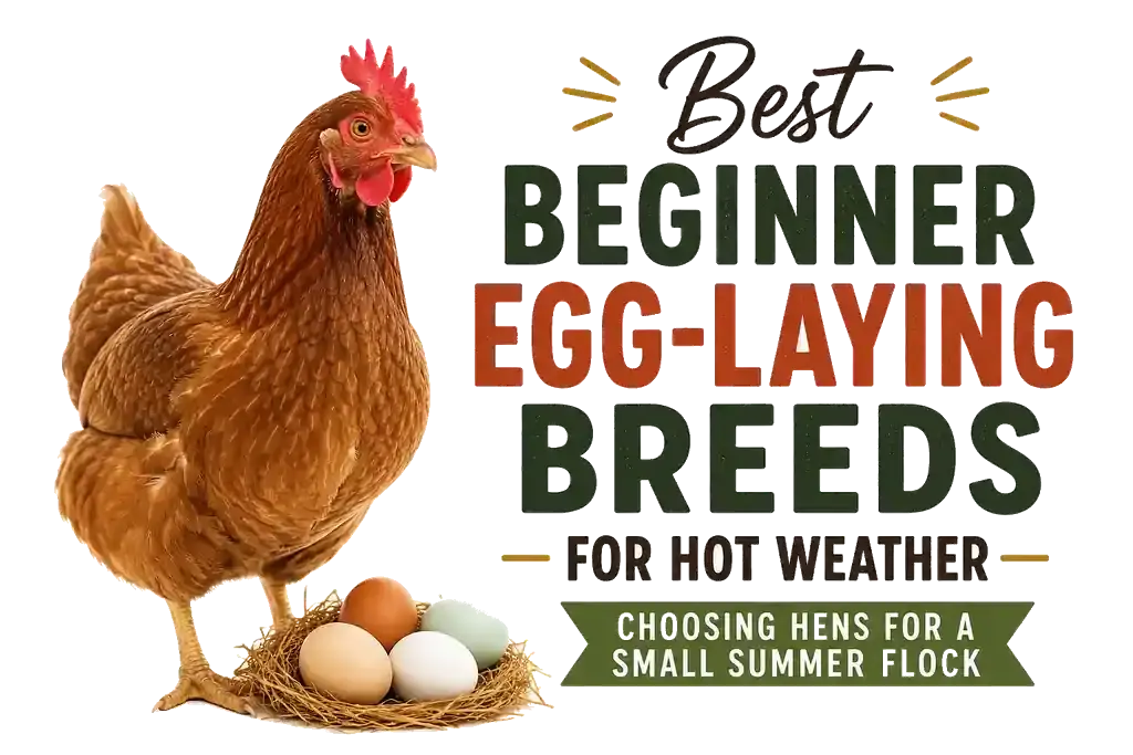 Best Beginner Egg-Laying Breeds for Hot Weather: Choosing Hens for a Small Summer Flock at BF Farm Kunekune Pigs