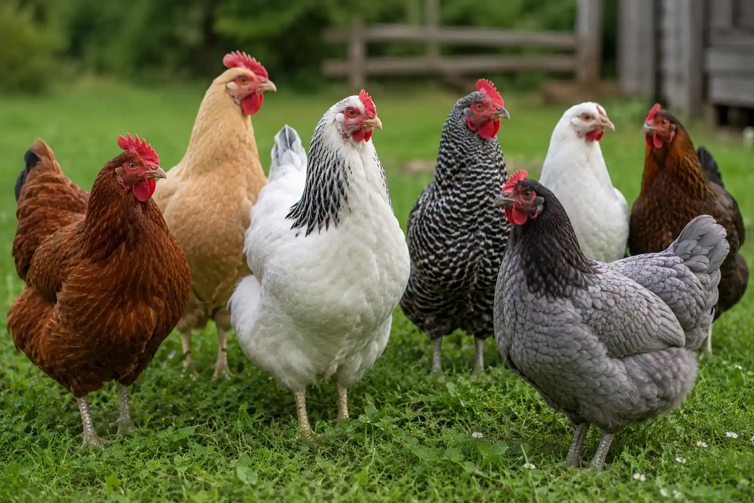 Friendliest Chicken Breeds That Seek Out Human Contact at BF Farm Kunekune Pigs