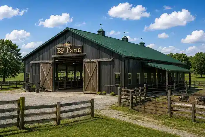 The Pitfalls of Not Properly Planning for Placement of a Barn at BF Farm Kunekune Pigs